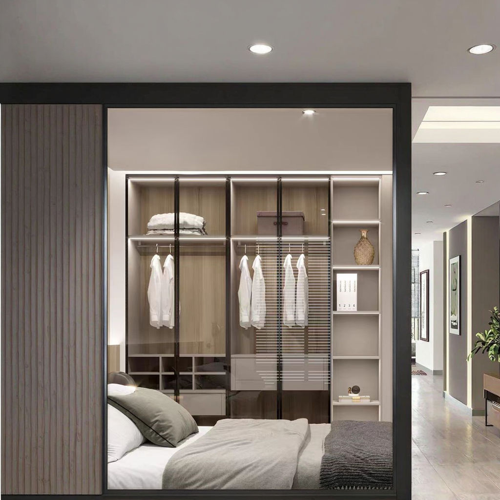 Modular flat-pack wardrobe and whole-house furniture system