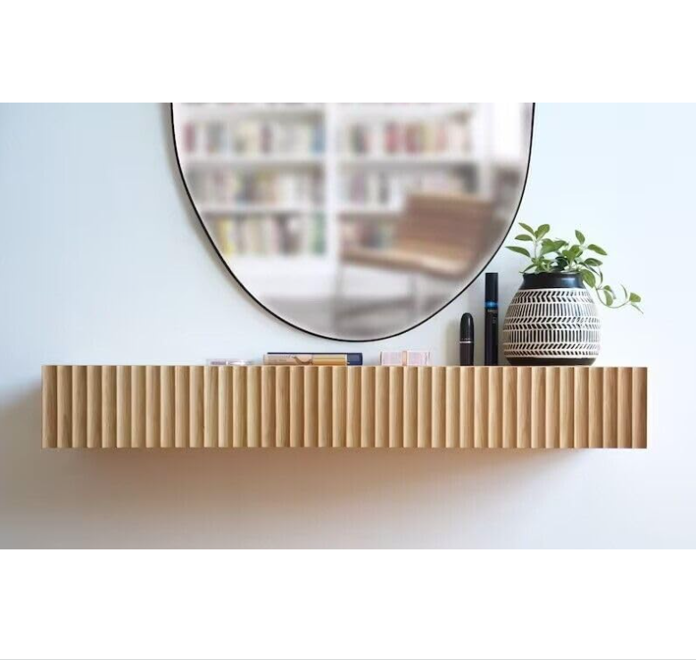 Floating Wall Vanity Shelf view 3