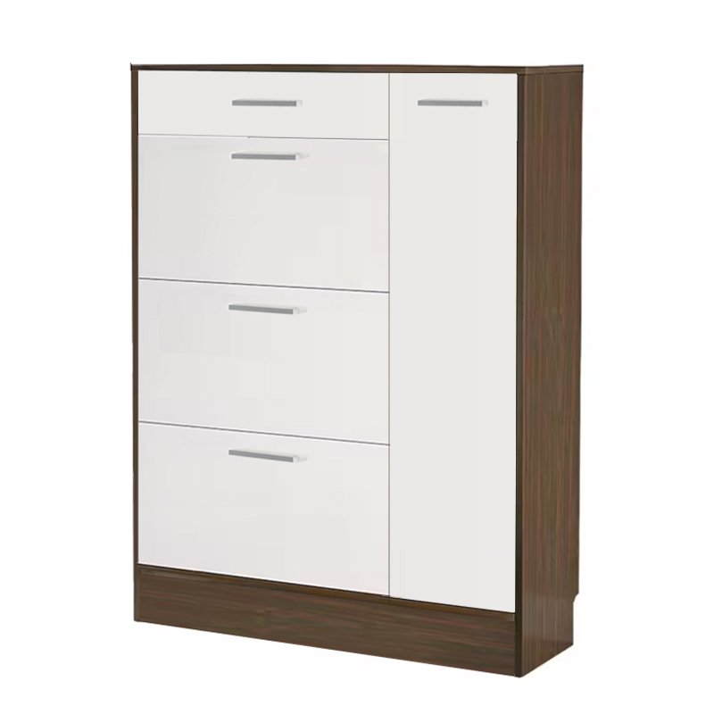 Tilt-Out Shoe Cabinet with Drawer view 3