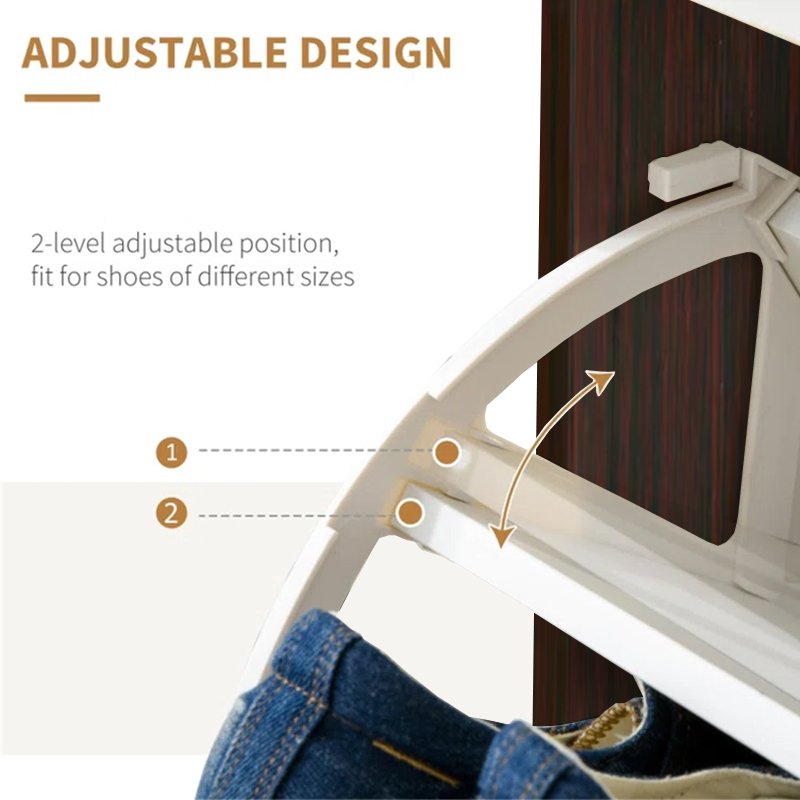 Tilt-Out Shoe Cabinet with Drawer view 4